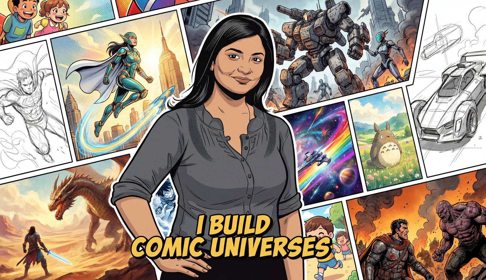 Saranya, I build comic universes